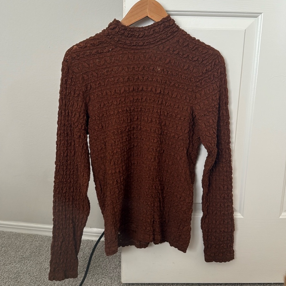 Brown Turtleneck